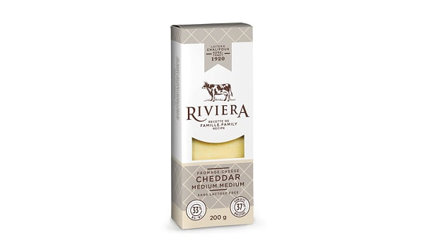 Medium White Cheddar Cheese, Lactose Free