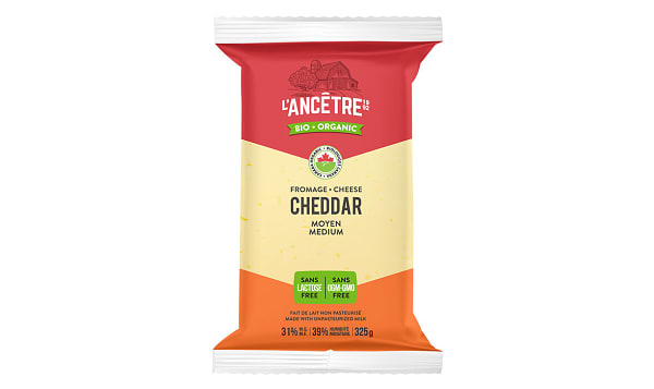 Organic Medium Cheddar Cheese