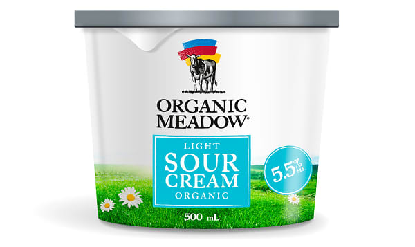 Organic Light Sour Cream - 5.5% MF