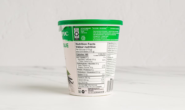 Organic French Vanilla Yogurt - 3.2% MF
