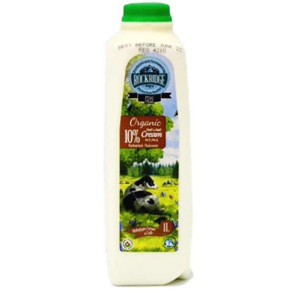 Organic Half & Half Jersey Cow Cream