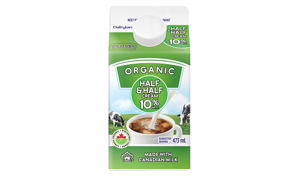 Organic Half & Half 10% Cream