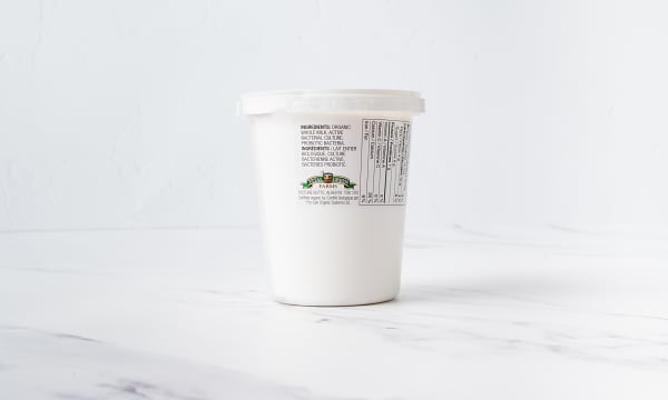 Organic Plain Yogurt