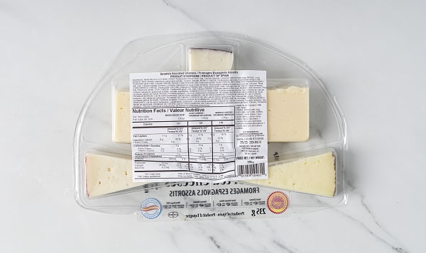 Spanish Assorted Cheese Platter