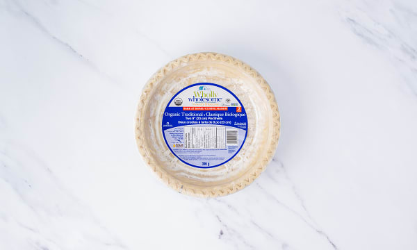 Organic Traditional Pie Shells (Frozen)