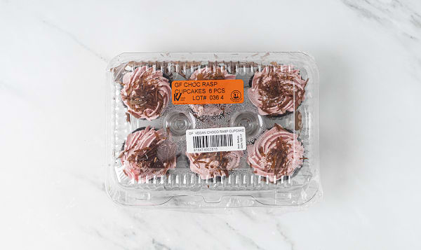 Vegan Chocolate Cupcake With Raspberry Crème