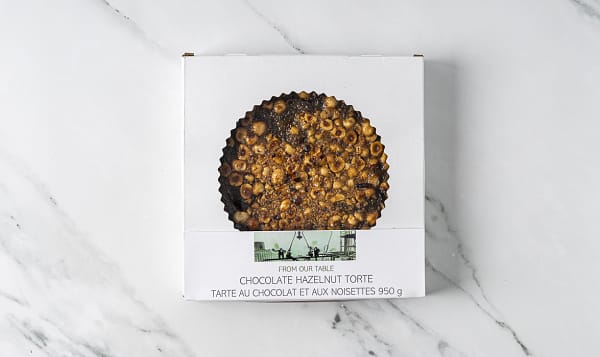 GF Chocolate Hazelnut Torte - Uncut