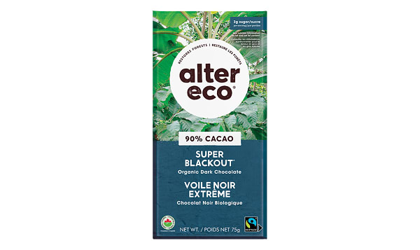 Organic Chocolate - Super Blackout 90%