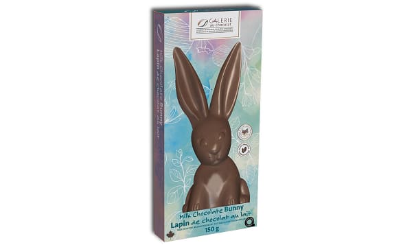 Organic Fairtrade Solid Milk Chocolate Bunny Box