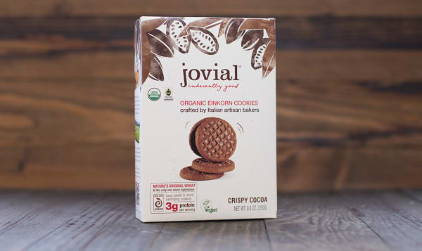 Organic Crispy Cocoa Cookies