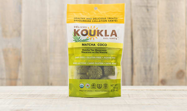 Organic Macaroons Matcha Tea