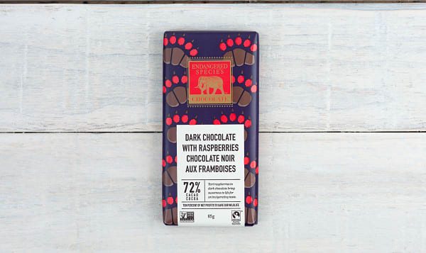 Grizzly Bar - Tart Raspberries & Dark Chocolate