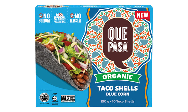 Organic Blue Corn Taco Shells