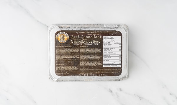 Beef Cannelloni (made with Certified Organic Beef) (Frozen)
