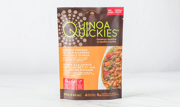 Quinoa Quickies - Roasted Chicken Flavour & Garden Vegetable (100% Canadian Quinoa)