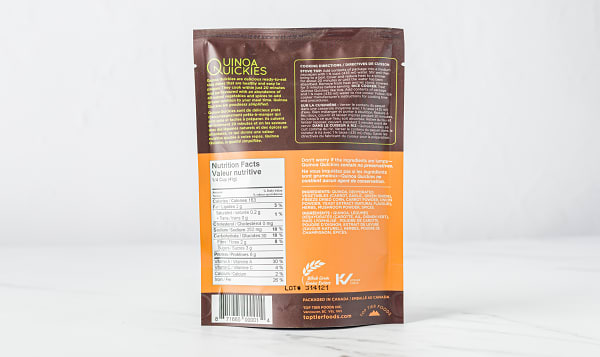 Quinoa Quickies - Roasted Chicken Flavour & Garden Vegetable (100% Canadian Quinoa)