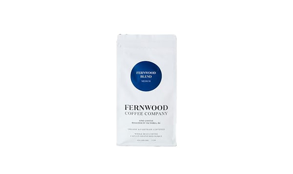 Organic Fernwood Blend Medium Roast WHOLE BEAN coffee