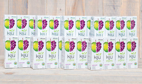 Organic Grape & Apple Juice Boxes - CASE