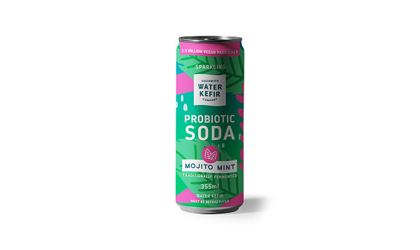 Organic Mojito Mint Sparkling Probiotic Soda