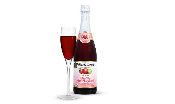 Sparklling Apple-Pomegranate Juice