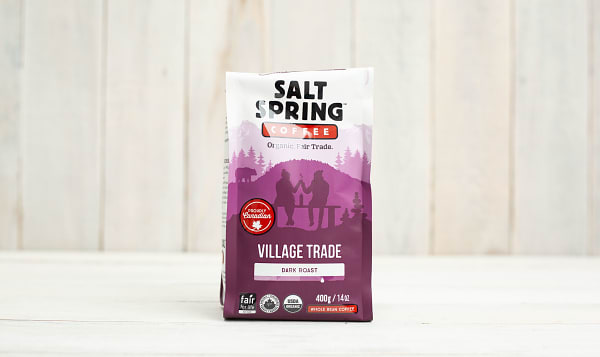 Organic Village Trade Dark Coffee, Whole Bean