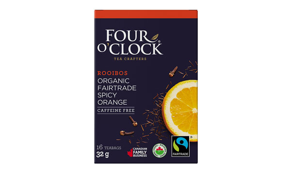 Organic Rooibos Orange Spice Tea Bags