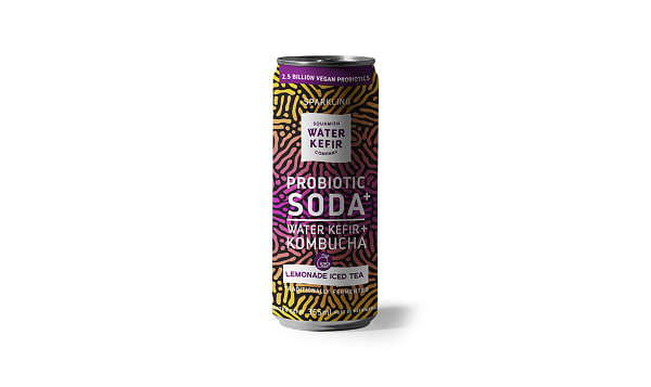 Organic Lemonade Iced Tea Sparkling Probiotic Soda