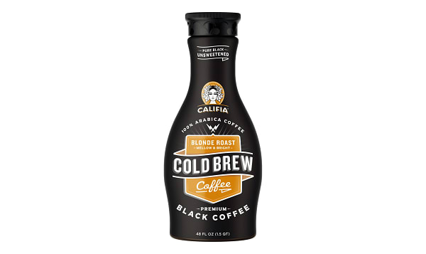 Pure Black Cold Brew Coffee - Unsweetened Blonde Roast