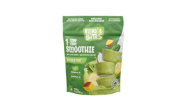 Organic Superfood Pucks Green D-Tox - Mango Coconut Banana (Frozen)