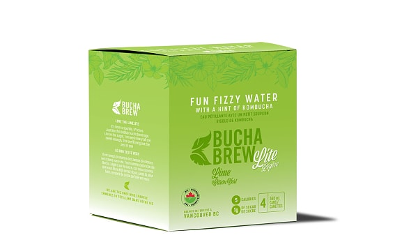 Organic Fun Fizzy Water - Kombucha Lime
