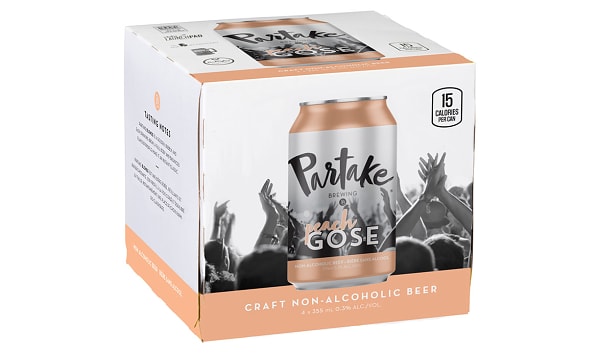 Peach Gose Non-Alcoholic Craft Beer