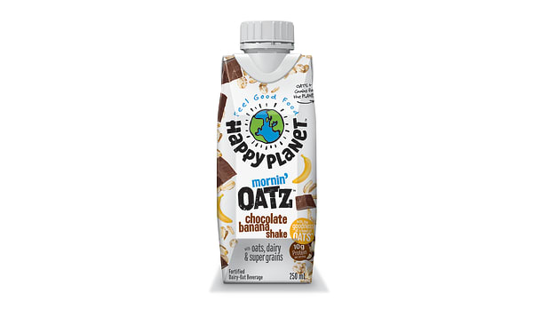 mornin' oatz chocolate banana shake