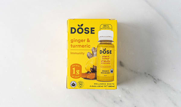 Organic Ginger Turmeric Immunity Shot