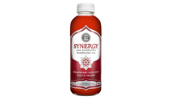 Organic Synergy Strawberry Serenity Raw Kombucha