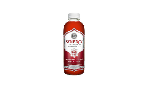 Synergy Strawberry Serenity Raw Kombucha