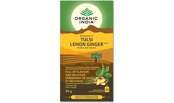 Organic Tulsi Lemon Ginger - Full Of Flavour and Delicious