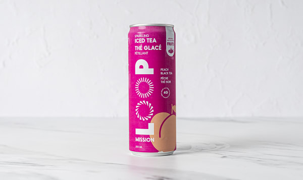 Peach Black Tea Sparkling Iced Tea