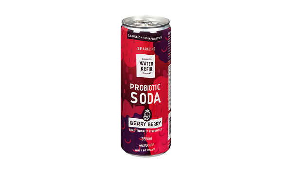 Berry Berry Sparkling Probiotic Soda