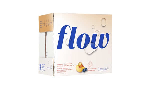 Organic Peach + Blueberry Water