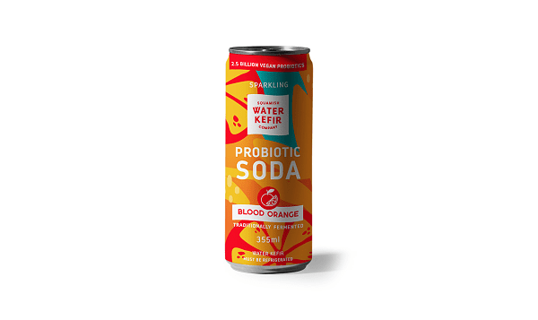 Organic Blood Orange Sparkling Probiotic Soda