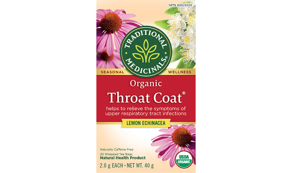 Organic Throat Coat Lemon Echinacea