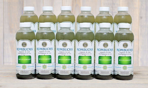 Organic Multi-Green Kombucha - CASE