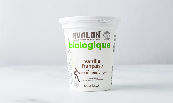 Organic French Vanilla Yogurt - 3.2% MF