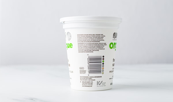 Organic French Vanilla Yogurt - 3.2% MF