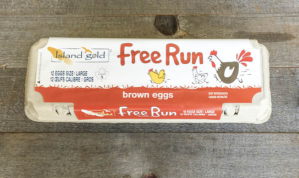 Free Run Large Brown Eggs