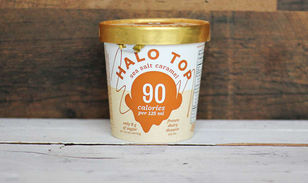 Dog ate halo top top ice cream