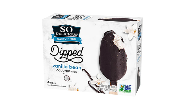Coconut Vanilla Bean Bars (Frozen)
