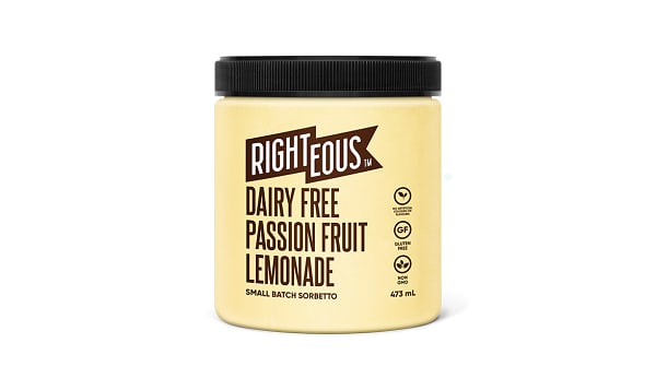 Passion Fruit Lemonade Sorbetto - Dairy Free (Frozen)