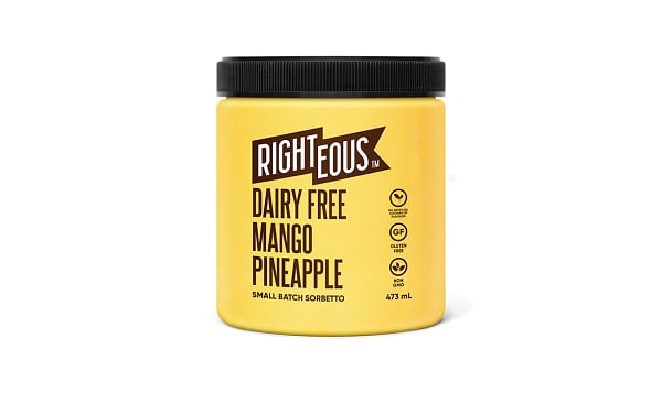 Mango Pineapple Sorbetto - Dairy Free (Frozen)