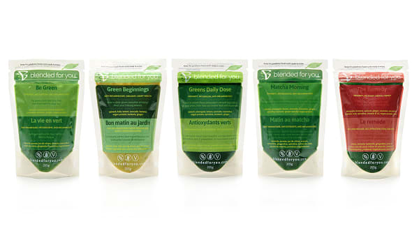 Green Lovers Smoothie Packs (Frozen)